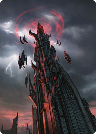 Barad-dur Art Card [The Lord of the Rings: Tales of Middle-earth Art Series] | Grognard Games