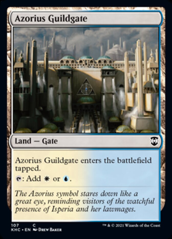 Azorius Guildgate [Kaldheim Commander] | Grognard Games