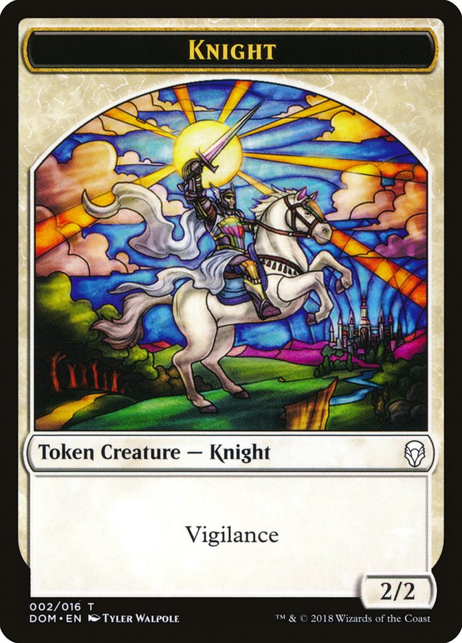 Knight (002/016) [Dominaria Tokens] | Grognard Games