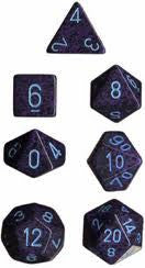 CHX25307 Speckled Cobalt 7 Dice set | Grognard Games