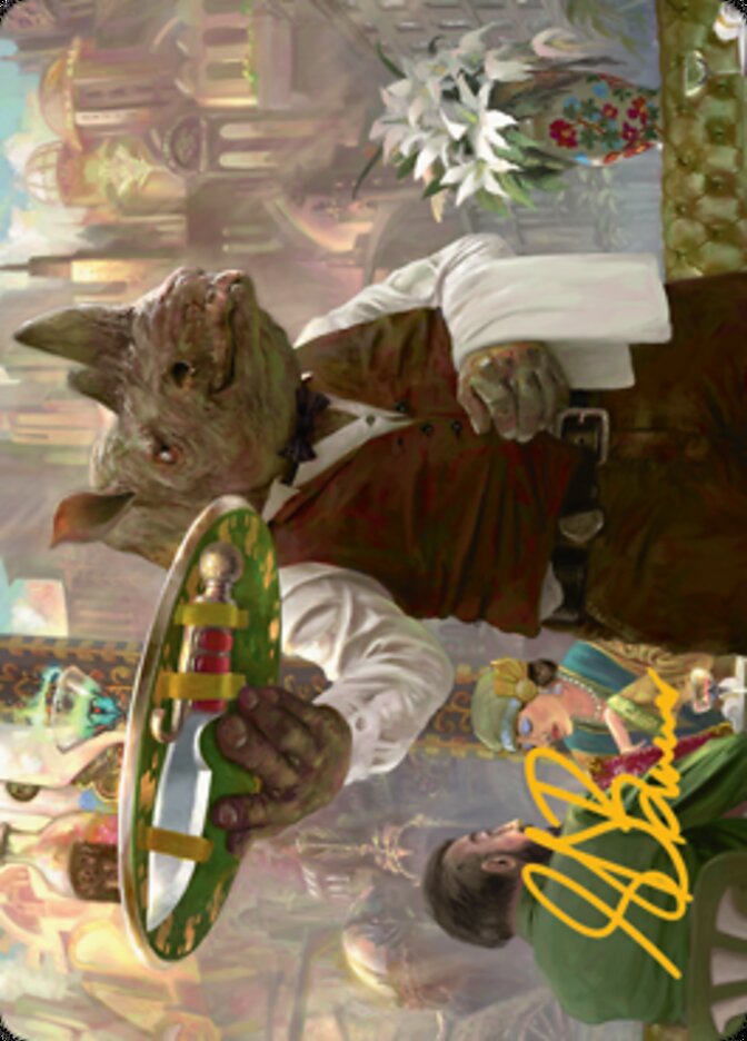 Killer Service Art Card (Gold-Stamped Signature) [Streets of New Capenna Art Series] | Grognard Games