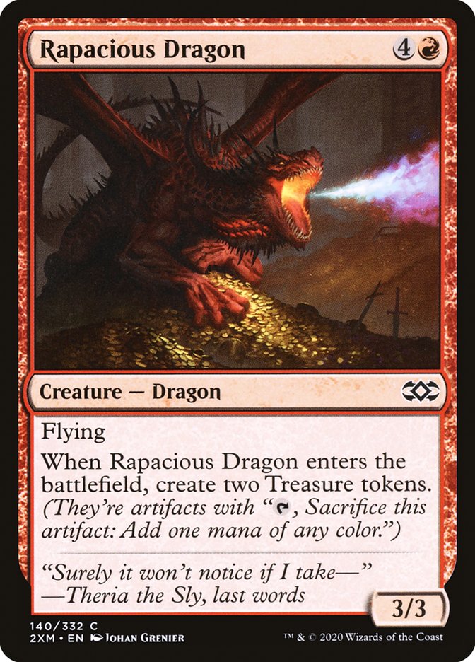 Rapacious Dragon [Double Masters] | Grognard Games