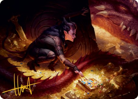 Hoard Robber Art Card (Gold-Stamped Signature) [Dungeons & Dragons: Adventures in the Forgotten Realms Art Series] | Grognard Games