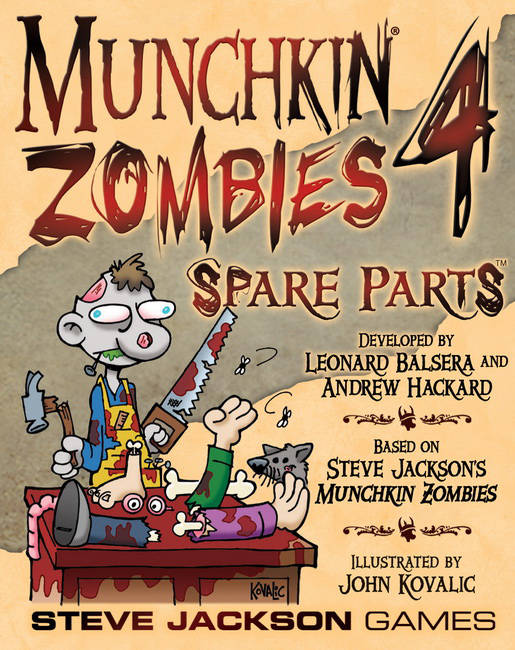 Munchkin Zombies 4: Spare Parts | Grognard Games