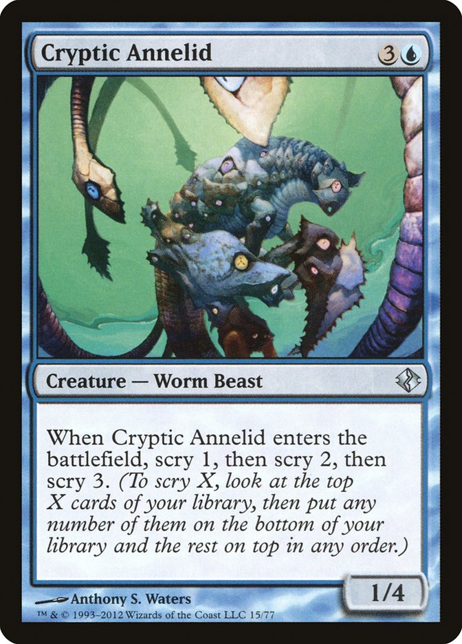 Cryptic Annelid [Duel Decks: Venser vs. Koth] | Grognard Games