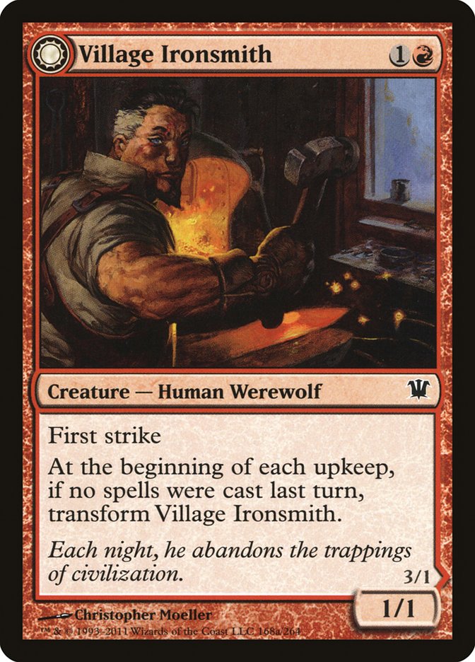 Village Ironsmith // Ironfang [Innistrad] | Grognard Games