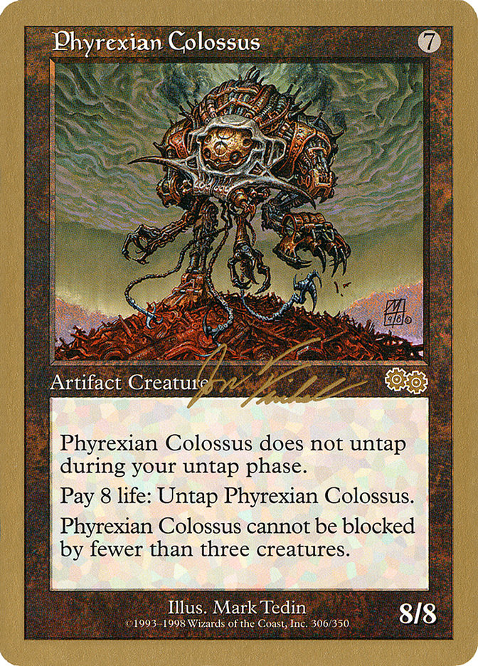 Phyrexian Colossus (Jon Finkel) [World Championship Decks 2000] | Grognard Games