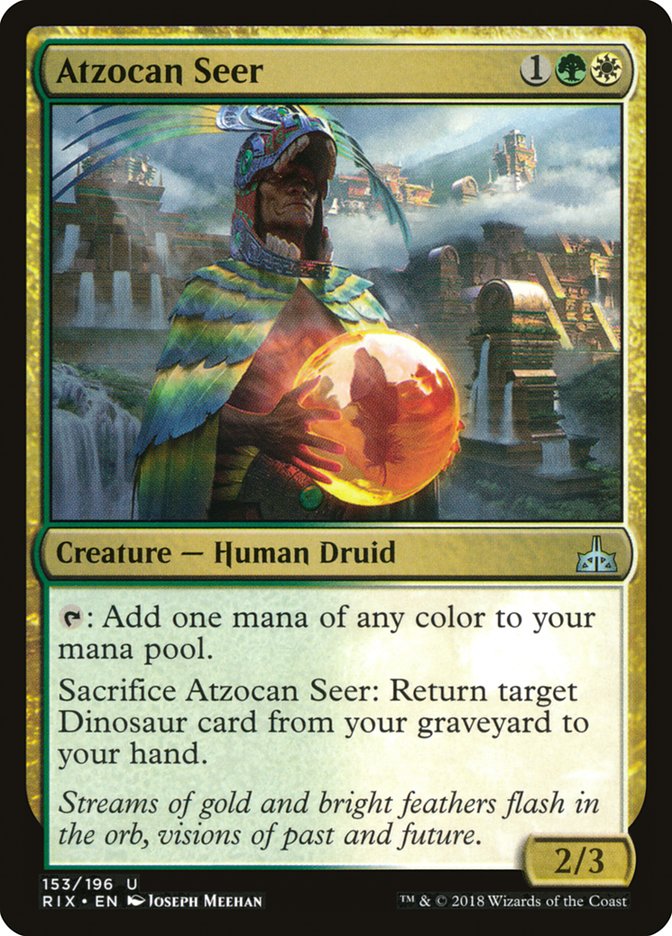 Atzocan Seer [Rivals of Ixalan] | Grognard Games