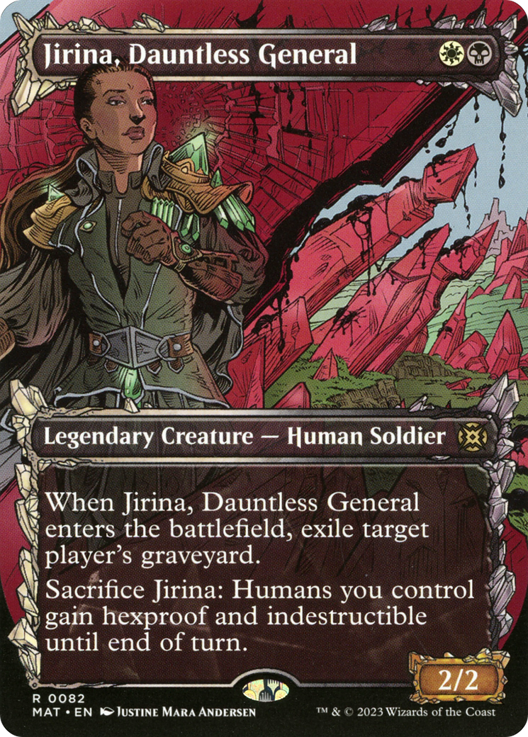 Jirina, Dauntless General (Showcase) [March of the Machine: The Aftermath] | Grognard Games