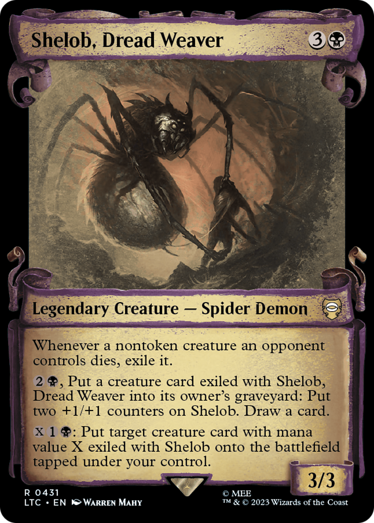 Shelob, Dread Weaver [The Lord of the Rings: Tales of Middle-Earth Commander Showcase Scrolls] | Grognard Games