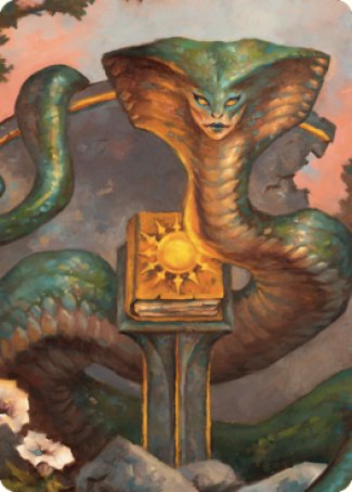 Guardian Naga Art Card [Commander Legends: Battle for Baldur's Gate Art Series] | Grognard Games