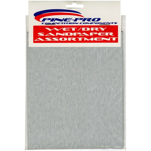 Pinepro Wet/Dry Sandpaper Assortment | Grognard Games