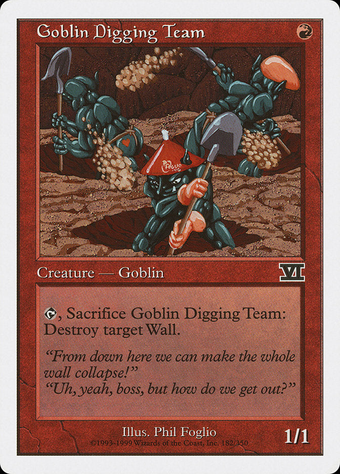 Goblin Digging Team [Classic Sixth Edition] | Grognard Games