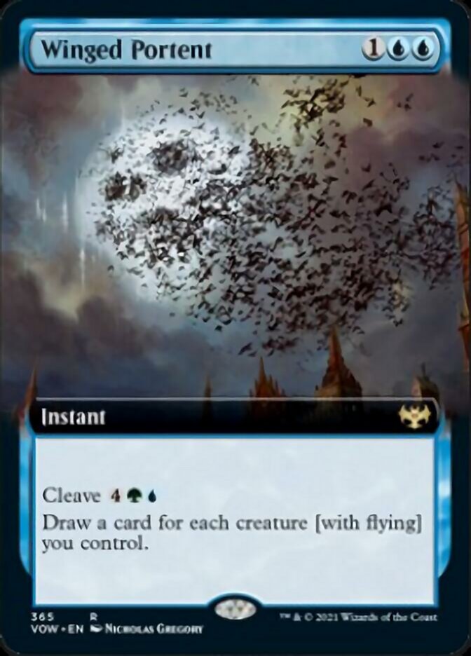 Winged Portent (Extended) [Innistrad: Crimson Vow] | Grognard Games