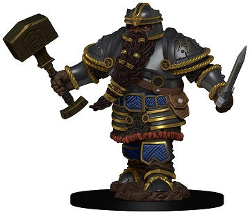 Icons of the Realms Premium Pre-Painted Miniatures Male Dwarf Fighter | Grognard Games