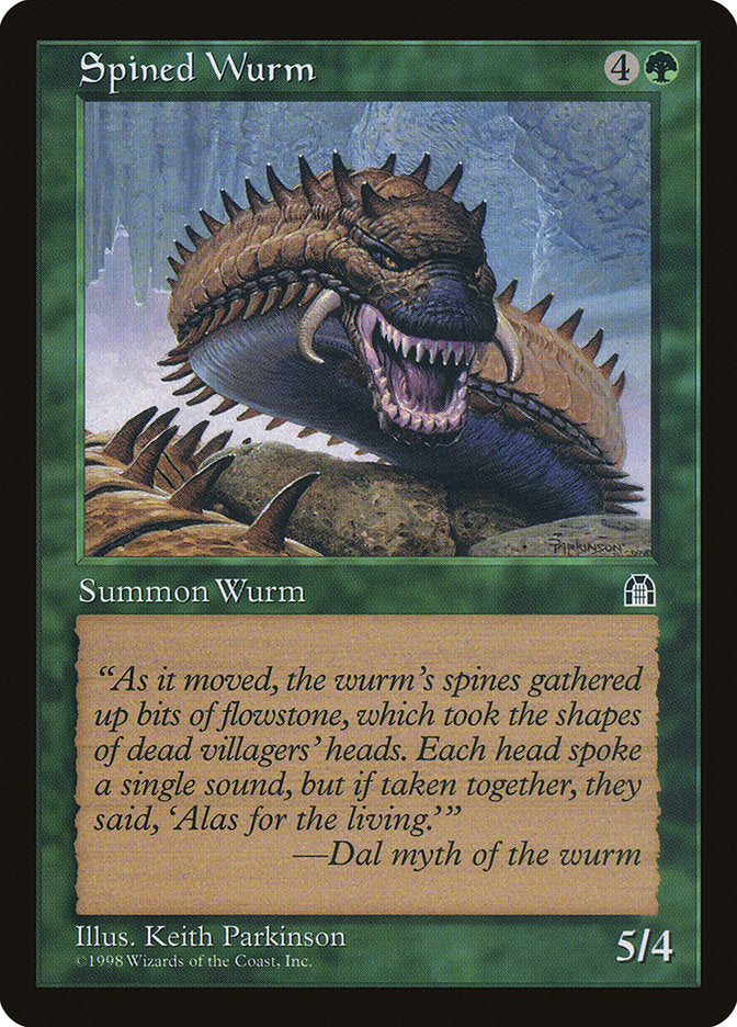 Spined Wurm [Stronghold] | Grognard Games