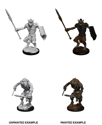 WizKids 900666 NMM Gnoll & Gnoll Flesh Gnawer | Grognard Games