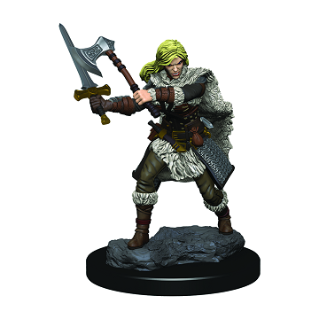 WizKids 930205 NMM Premium Female Human Barbarian | Grognard Games