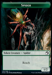 Spirit // Spider Double-sided Token [Innistrad: Midnight Hunt Tokens] | Grognard Games