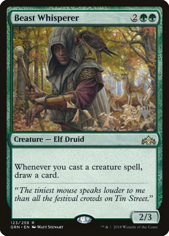 Beast Whisperer (Promo Pack) [Guilds of Ravnica Promos] | Grognard Games