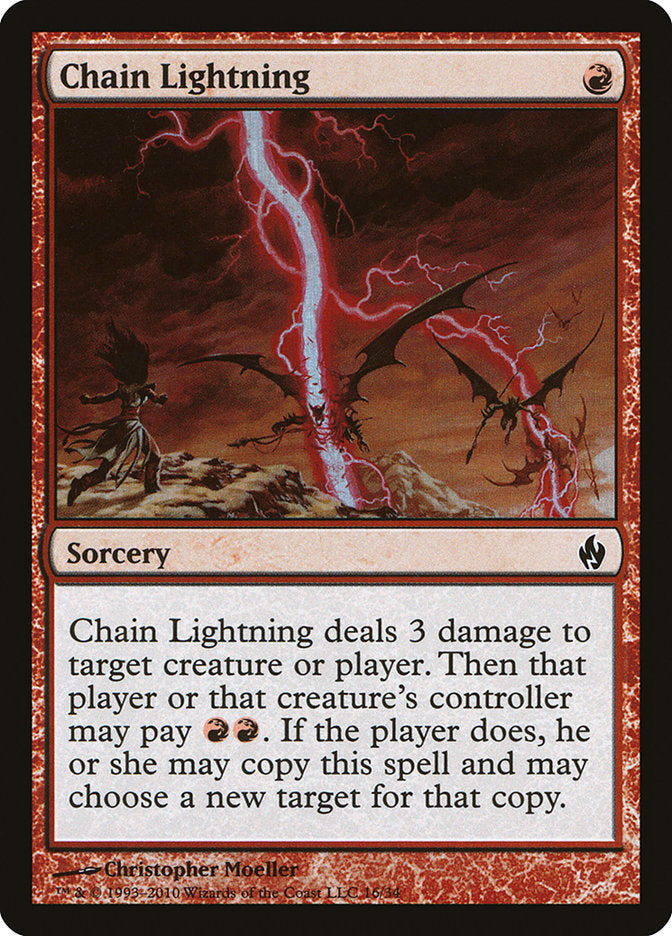 Chain Lightning [Premium Deck Series: Fire and Lightning] | Grognard Games