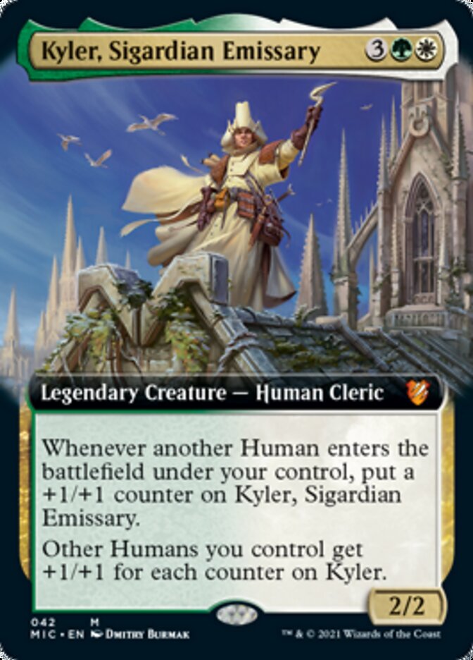 Kyler, Sigardian Emissary (Extended) [Innistrad: Midnight Hunt Commander] | Grognard Games