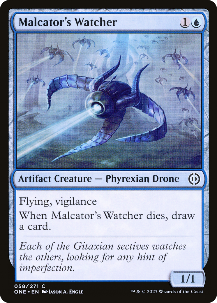 Malcator's Watcher [Phyrexia: All Will Be One] | Grognard Games