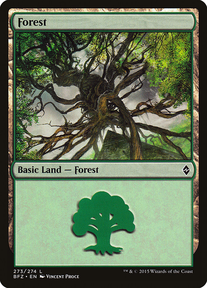 Forest (273a) [Battle for Zendikar] | Grognard Games