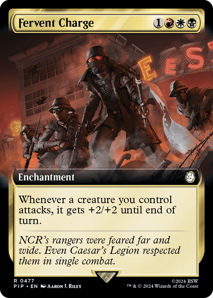 Fervent Charge (Extended Art) [Fallout] | Grognard Games