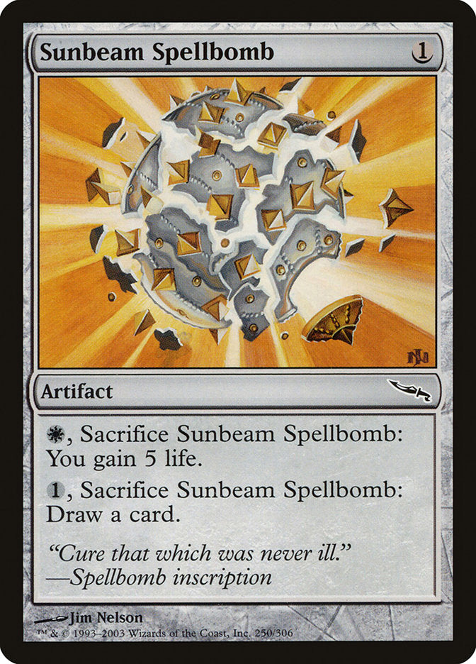 Sunbeam Spellbomb [Mirrodin] | Grognard Games