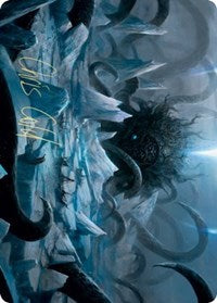 Icebreaker Kraken Art Card (Gold-Stamped Signature) [Kaldheim: Art Series] | Grognard Games
