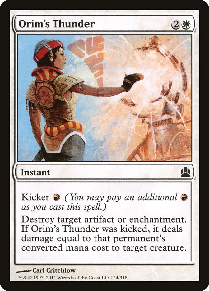 Orim's Thunder [Commander 2011] | Grognard Games