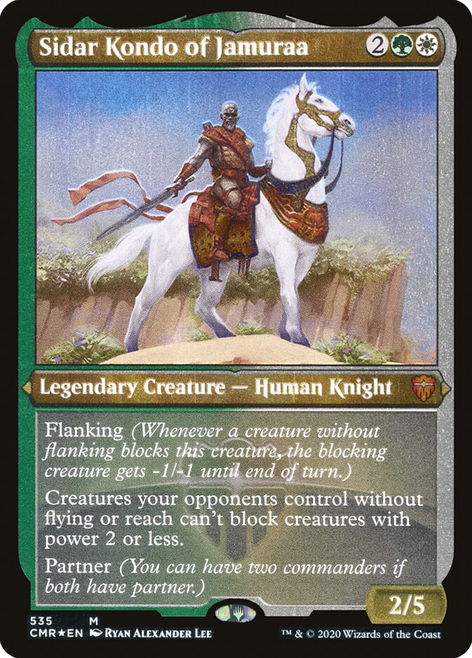 Sidar Kondo of Jamuraa (Etched) [Commander Legends] | Grognard Games