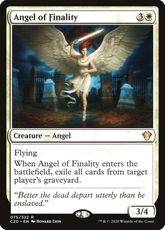 Angel of Finality [Commander 2020] | Grognard Games