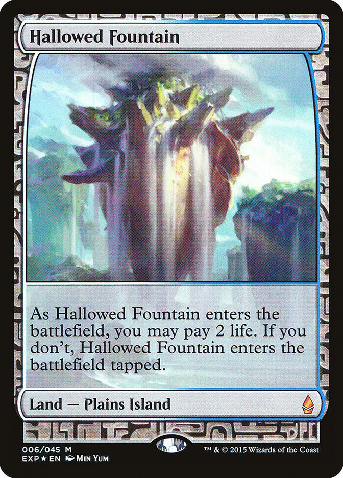 Hallowed Fountain [Zendikar Expeditions] | Grognard Games