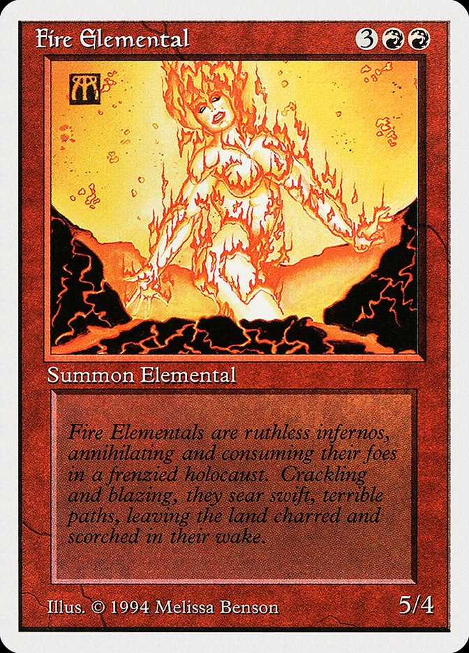 Fire Elemental [Summer Magic / Edgar] | Grognard Games