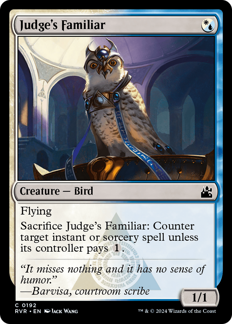 Judge's Familiar [Ravnica Remastered] | Grognard Games