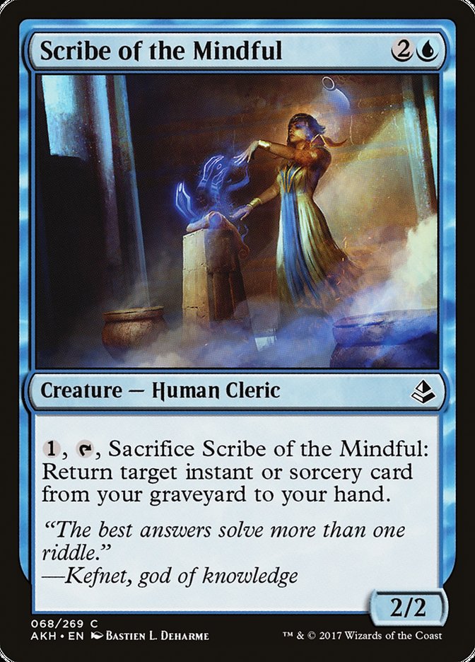 Scribe of the Mindful [Amonkhet] | Grognard Games