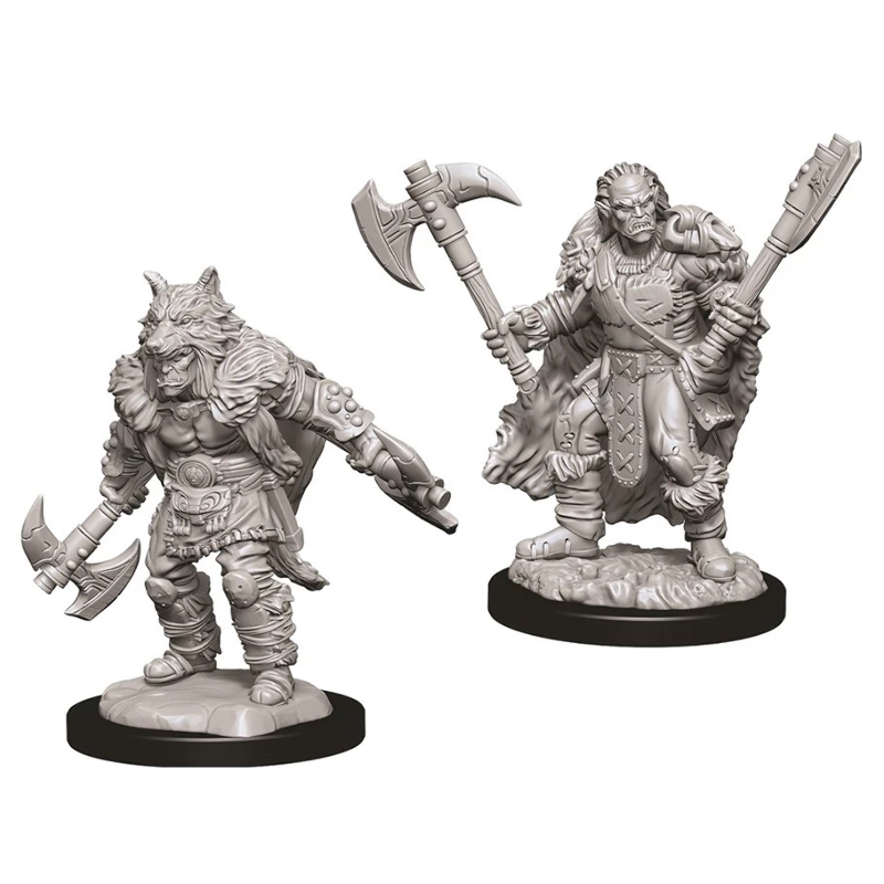 WizKids 737040 NMM Half-Orc Barbarian | Grognard Games