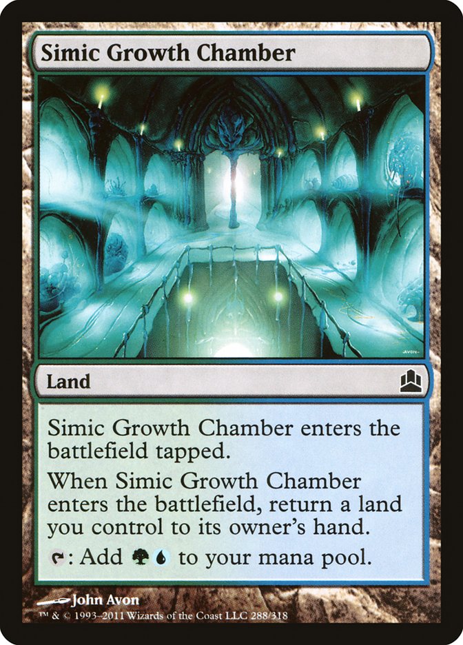 Simic Growth Chamber [Commander 2011] | Grognard Games