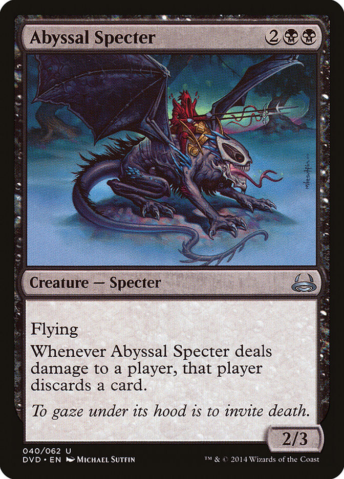 Abyssal Specter (Divine vs. Demonic) [Duel Decks Anthology] | Grognard Games