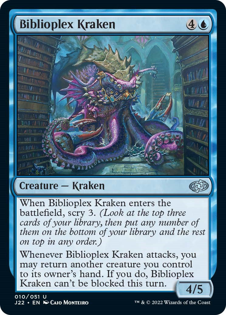 Biblioplex Kraken [Jumpstart 2022] | Grognard Games