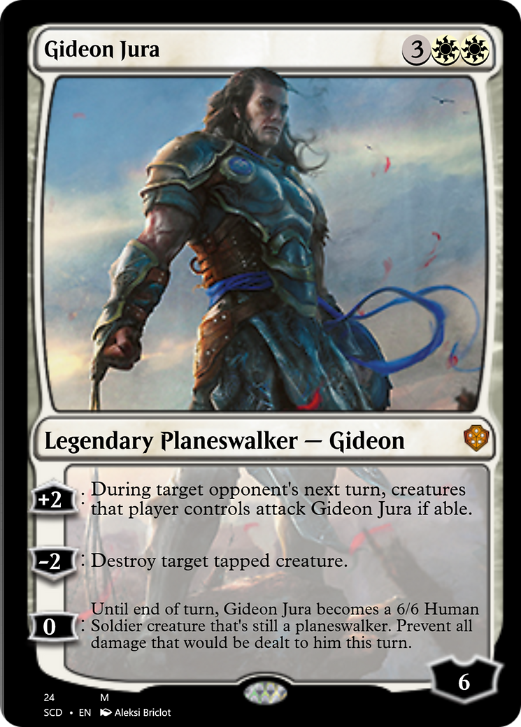 Gideon Jura [Starter Commander Decks] | Grognard Games