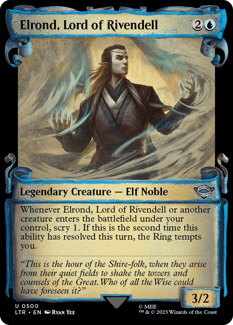 Elrond, Lord of Rivendell [The Lord of the Rings: Tales of Middle-Earth Showcase Scrolls] | Grognard Games