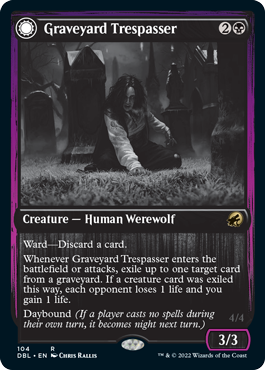 Graveyard Trespasser // Graveyard Glutton [Innistrad: Double Feature] | Grognard Games
