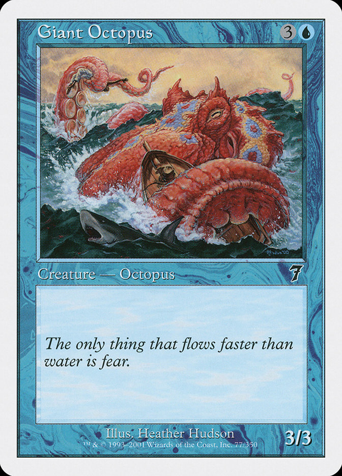 Giant Octopus [Seventh Edition] | Grognard Games