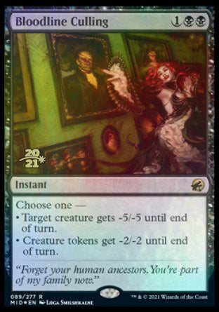 Bloodline Culling [Innistrad: Midnight Hunt Prerelease Promos] | Grognard Games