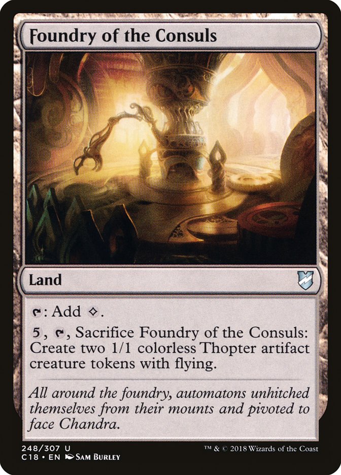 Foundry of the Consuls [Commander 2018] | Grognard Games