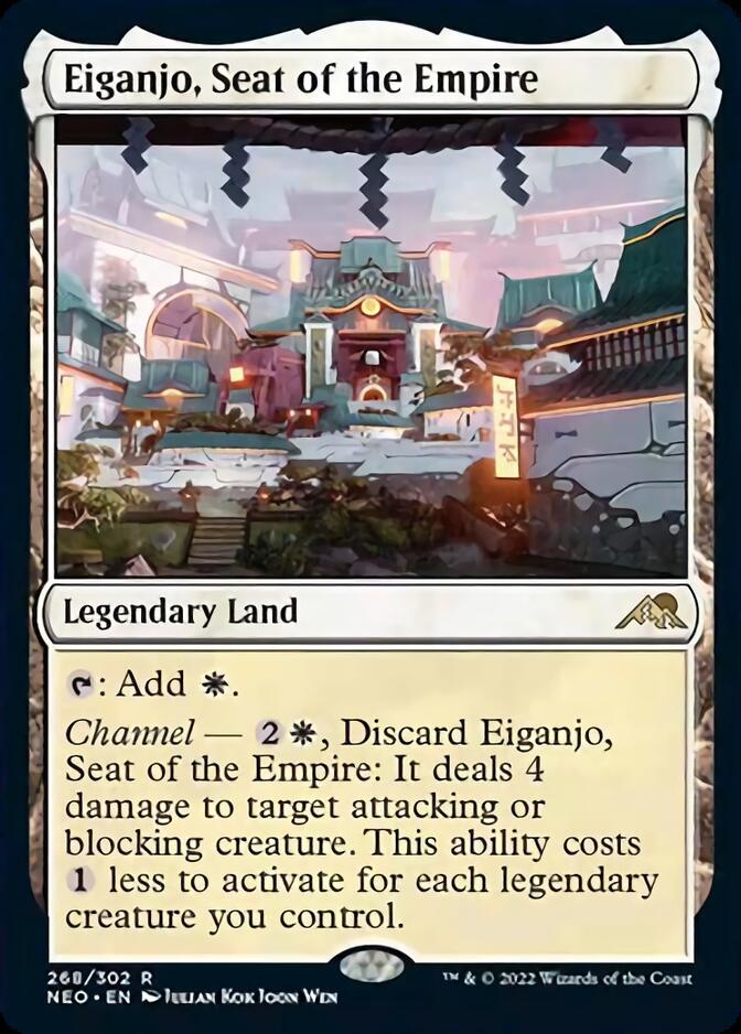 Eiganjo, Seat of the Empire [Kamigawa: Neon Dynasty] | Grognard Games