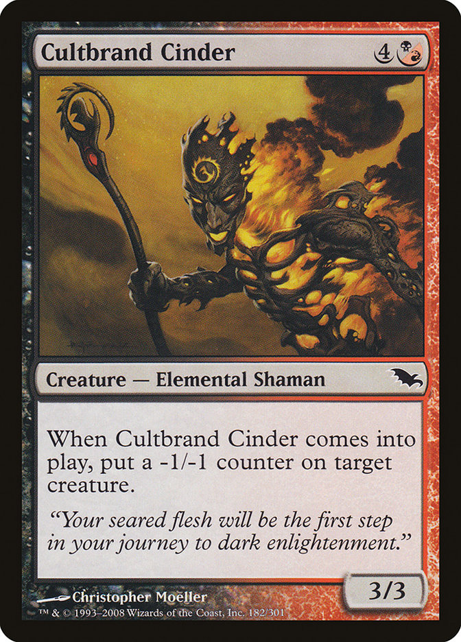 Cultbrand Cinder [Shadowmoor] | Grognard Games